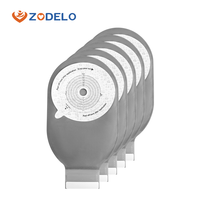 Zodelo – Fournisseur de Qualité Supérieure : Sacs de Colostomie/Stomie Monopièces en Tissu Non-Tissé avec Valve d'Extraction pour Soins de Stomie Ileostomique