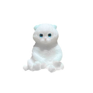 Juguete Sensorial de Gato de Plástico Adorable para Apretar, Antiestrés para Aliviar la Ansiedad, Diseño de Postura Sentada, Blandito - Product Image 6