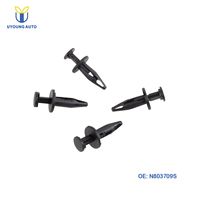Clips de fixation en plastique de haute qualité pour voiture, type poussoir, compatibles avec Ford N803709S GM 15681408