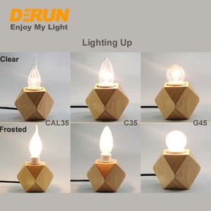 G45 rõ ràng sữa mờ toàn cầu hình tròn E14 E27 B22 25W 40W 130V 240V G45 bóng đèn sợi đốt, INC-G45 - Product Image 5