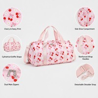 Sac de sport en nylon de luxe avec fermeture éclair, impression par sublimation personnalisée, pour femmes, grande capacité, voyage, gym, shopping, week-end