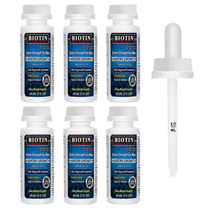 6 Maanden Kirland Biotine-Minox 5% Extra Sterkte Hergroei Behandeling Haargroei Tonic Olie Serum Mannen 12 Floz (pak Van 6)