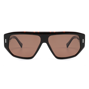 Unisex Square Full Rim Sunglasses Solid Black Frame <b>Polycarbonate</b> Lens Anti-Uv Protection Lightweight Adult Style - Product Image 6