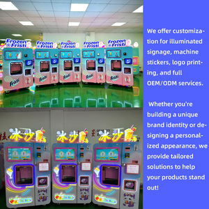 Hoàn toàn tự động bằng Cháo Máy bán hàng tự động thương mại sinh tố máy bán hàng tự động slushy máy hỗ trợ thẻ tín dụng, tiền giấy. Đồng xu - Product Image 2