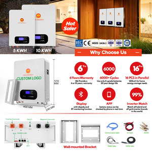 Batterie Powerwall Lifepo4 15KWh Pack de batteries 51.2v 50ah 100ah 200ah 300Ah LFP Power Wall Batterie au phosphate de fer et de lithium Stockage d'énergie - Product Image 5