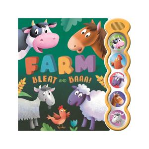 <span class=keywords><strong>Libro</strong></span> Sonoro per Bambini a Tema Animali con Carta Offset e Cartone, Stampa Ecologica, <span class=keywords><strong>Libro</strong></span> Parlante e Pulsanti Sonori - Product Image 1