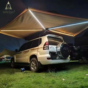 Pare-soleil de voiture moderne 2025, côté voiture, lumière LED à 270 degrés, changement de couleur, trois couleurs, 4x4, <span class=keywords><strong>indépendant</strong></span>, sans pieds, coque rigide, UV50+ - Product Image 1