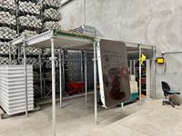 Panneaux de coffrage vert pour dalle plane, coffrage pour la construction en béton