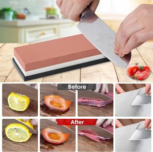 Kit de piedra de afilar 400/1000 3000/8000 piedra de afilar Para afilar cuchillos afilador de cuchillos con guía de ángulo Base de Bambú - Product Image 5