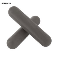 Ensemble d'haltères en silicone pour haltères et barres, personnalisé avec logo d'usine, doux pour la peau, lot de 2