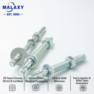 Malaxy - Boulon à tête fraisée carrée, filetage complet DIN 603, en acier inoxydable, électrogalvanisé, personnalisable, pour quincaillerie de meubles - Product Image 3