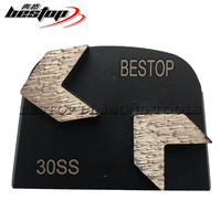 Disque abrasif de qualité supérieure pour le meulage du béton Lavina avec segments diamantés à double flèche