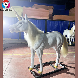 Escultura Mecánica de Caballo Grande Personalizada, Caballos Robóticos Animatrónicos para Exhibición en Casa, Parque de Atracciones, Jardín, Granja - Product Image 2