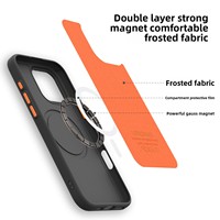Coque de téléphone de luxe antichoc en TPU souple à texture litchi avec anneau magnétique intégral pour iPhone 12 13 14 15 16 17 Pro Max Plus