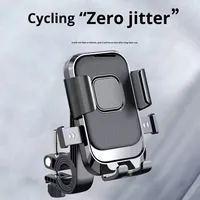 Support de téléphone pour moto, antichoc, verrouillage automatique, fixation sur guidon, support étanche, support de téléphone pour vélo