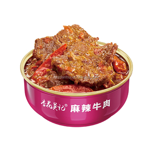 Vente en gros Boîte de conserve de viande 150g Ragoût de viande de <span class=keywords><strong>boeuf</strong></span> à 6 saveurs en conserve - Product Image 6
