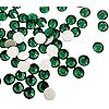 12960 piezas SS10 Diamantes de imitación de vidrio verde oscuro Emerald - Flatback Glue-On Crystals para vasos de bricolaje, zapatos, ropa y manualidades - Product Image 2