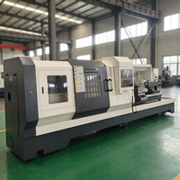 Tour à métaux CNC horizontal à 3 axes CK61100E, robuste, avec commande FANUC, marque PLURTEL, garantie 1 an