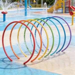 Piscina per Bambini da Esterno in Acciaio Inox 304/316, Resistente all'Acqua Salata e Antiruggine, per Uso Commerciale e Residenziale, Spiaggia e Resort, Conforme EN1176 - Product Image 2