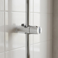 Support coulissant professionnel en ABS chromé pour rail de douche – Support de remplacement pour accessoires de douche, directement de l'usine