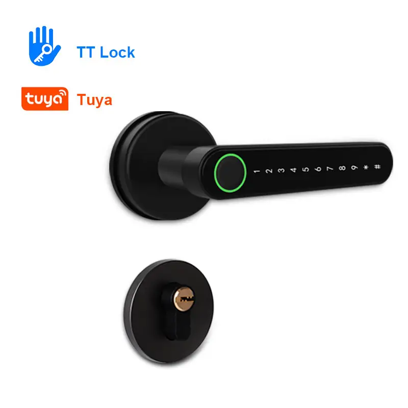 Anchor Usb Port Smart Lock Precio al por mayor Huella digital Tuya WIFI APP Cerradura de puerta para el hogar