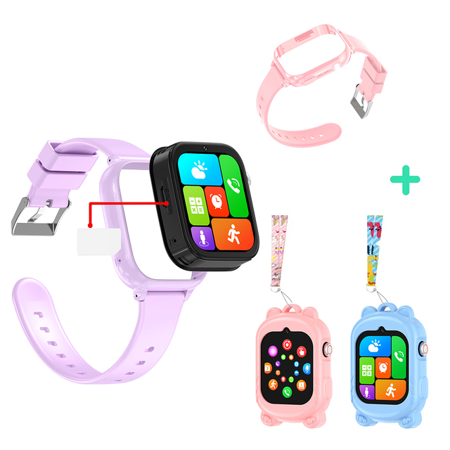 2026 T53 4g Kids Smart Watch for Kids 1.83Inch Screen SOS WIFI GPS LBS Position HD Camera Video Call Sim Card Smartwatch