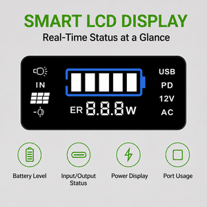 สถานีไฟฟ้าพกพา OEM ODM 192Wh 200W พร้อมพอร์ต AC และ USB สำหรับใช้งานกลางแจ้ง - Product Image 4