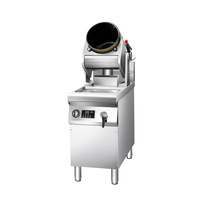 Machine à Frire Automatique Commerciale SEMIKRON, Robot de Cuisson à Haute Température, Restaurants en Chaîne, Multifonctionnelle, Alimentée au Gaz, en Acier Inoxydable