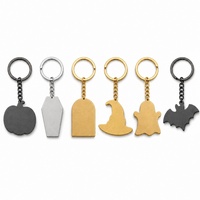 Nouvel Arrivage Porte-clés Personnalisé en Émail, Breloque Château d'Araignée de Dessin Animé d'Halloween, Décoration Quotidienne pour Sac à Dos