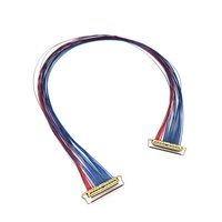 Câbles plats LVDS LCD personnalisés YZCONN 20453 30PIN, convertisseur de câbles plats, câble flexible plat LVDS