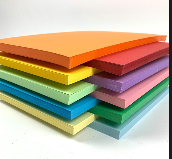 Uncoated Colored Cardboard Paper Compatible for Screen Printing