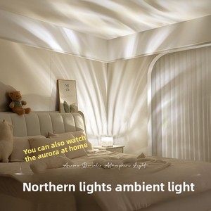 Proyector de <span class=keywords><strong>Aurora</strong></span> Boreal con Control Remoto, Efectos de Ondas de Agua y Llamas, Luz Nocturna Colorida y Regulable - Product Image 5