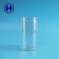 Boîtes transparentes en plastique PET de qualité alimentaire, faciles à ouvrir, étanches, sans BPA, pour le stockage d'aliments pour animaux, de bonbons, de collations, de chocolat, de biscuits, de gelée