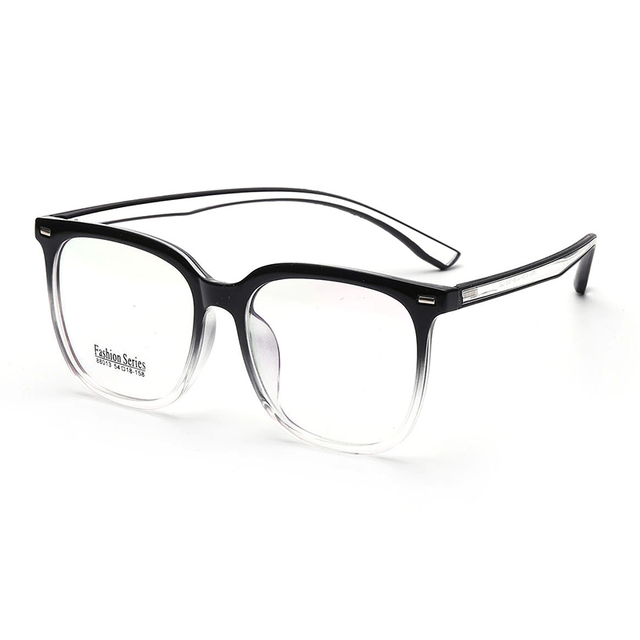 High End TR90 Eyeglasses Frame Good Skin Friendliness Complex Process Light Material Decorative Transparent Colored Style