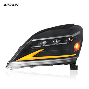 ชุดไฟหน้า Jushun สำหรับ Lexus GX470 ปี 2003-2009 แบบ Tri Eye พร้อมไฟ DRL และไฟเลี้ยวแบบไดนามิก - Product Image 1