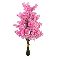 Lebensechte Hochzeitsdekoration Blumen Moderne Künstliche Blumen Getopfter Künstlicher Kirschblütenbaum Innenraum Bar Heim Deko Accessoires