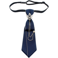 Direct usine Nœud papillon pour hommes et femmes, style européen et américain, à fixation facile, accessoires vestimentaires pour col, métallique uni