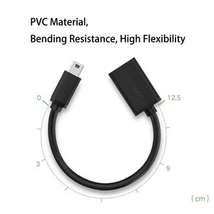 Câble OTG Mini USB UGREEN, adaptateur USB A femelle vers Mini USB B mâle pour voiture, MP3, <span class=keywords><strong>MP4</strong></span> - Product Image 2