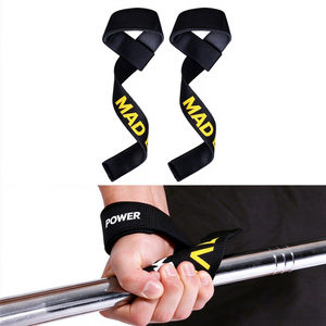 Customized Gym <b>Lifting</b> Straps Fitness Wrist Wraps Padded Weight <b>Lifting</b> Wrist Strap - Product Image 1