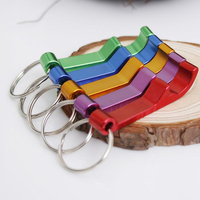Porte-clés ouvre-bouteille coloré taille de poche petit Bar griffe boisson porte-clés