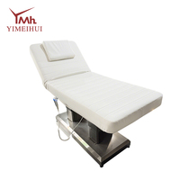 Lit d'extension de cils commercial à 3 moteurs, réglable électriquement, pour spa et salon de beauté