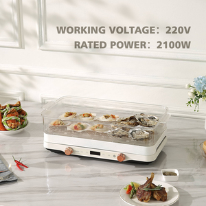 Đa Chức Năng Microcrystalline Bảng Điều Chỉnh Cảm Ứng + Núm Chuyển Đổi Chế Độ Điều Khiển Lẩu Đôi Burner Cảm Ứng Nồi - Product Image 1