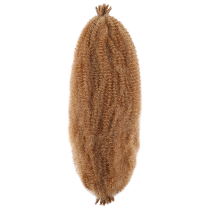 Nuevas llegadas 3x giro de bomba natural afro giros rizados textura suave negra 3 paquetes para LOCs de mariposa desgastados - Product Image 3