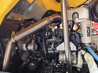Compresseur d'air à vis diesel portable Atlas Copco 185cfm, petit compresseur rotatif pour le forage de roche