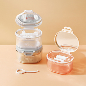 Contenitore per Dentiere in Plastica, Scatola per Pulizia Dentiere Finte, Custodia per Paradenti con Rete - Product Image 5