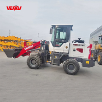 Prix ​​bas, vente chaude, chargeur frontal de 1 tonne, 2 tonnes, 3 tonnes, charge nominale, chargeur sur pneus 4x4 LY928 936
