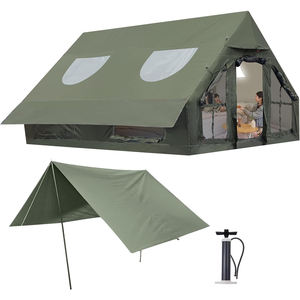 12 ㎡ 8-10 personnes grande tente de fête de <span class=keywords><strong>mariage</strong></span> imperméable familiale de luxe en plein air tente gonflable de voyage <span class=keywords><strong>pour</strong></span> le camping - Product Image 1