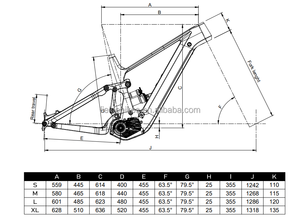 เฟรมจักรยานไฟฟ้า Dengfu E104 รุ่นปี 2026 แบบ UDH 6-Bar Linkage พร้อมจอแสดงผล DPC030 แบตเตอรี่ 1008Wh รุ่น M510RS M560 750W EMTB คาร์บอนไฟเบอร์ E104 Dengfu Ebike Fram - Product Image 6