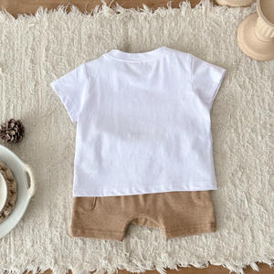 2025 Summer Style Hot Selling Kleinkind Jungen Kleidung Set Casual Kurzarm Outfit für Babys - Product Image 6
