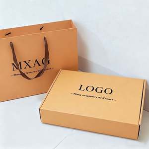 Custom Laminated Kraft Paper <b>Gift</b> <b>Bag</b> Ribbon Biodegradable Eco-Friendly Pillow Household Shopping <b>Bags</b> Promotion Supermarket - Product Image 1